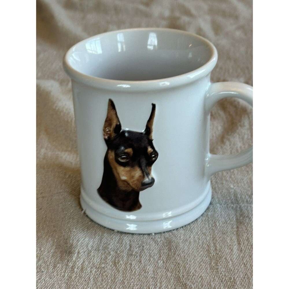 Miniature Pinscher Dog Mug 3D Embossed XPRES Best Friend Originals 1999